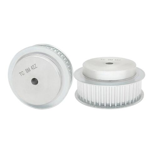 Belt Pulley 8M-38T/39T/40T/42T/44T/45T Bore Size 12 mm Teeth Pitch 8, Alloy Wheel for Width 25/30 8M Timing Industrial Bearings Gears(8M42T (Bore 12 mm),32 mm) in Kuwait