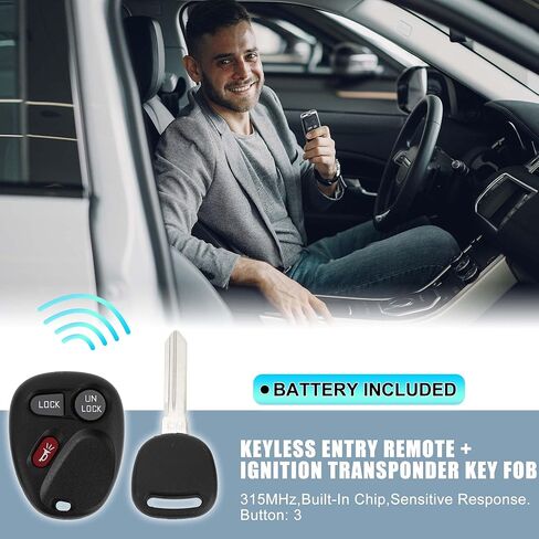 X AUTOHAUX 2 مجموعة 315 ميجا هرتز KOBUT1BT دخول بدون مفتاح عن بعد الإشعال المستجيب مفتاح فوب لشفروليه سيلفرادو لجي إم سي سييرا 1500 2500 3500 1999-2001 46 رقاقة 2 مجموعة in Kuwait