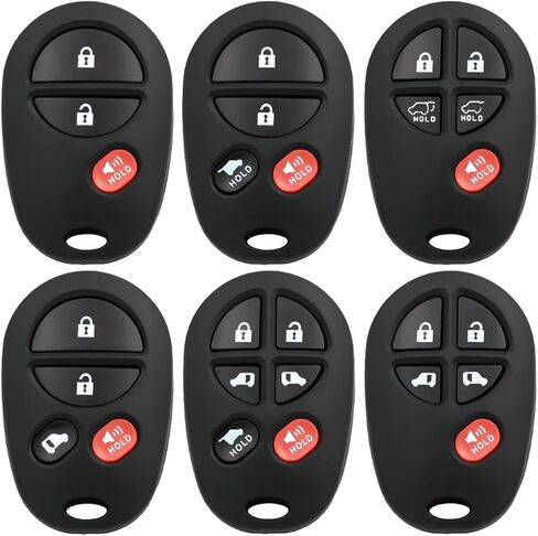 2 New Replacement Remote & Programmer Compatible with & Fit for 2008-2012 Toyota Highlander - MPN GQ43VT20T-PKB-06 in Saudi Arabia
