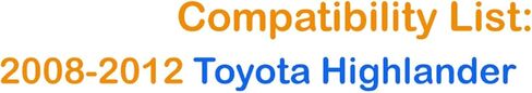 2 New Replacement Remote & Programmer Compatible with & Fit for 2008-2012 Toyota Highlander - MPN GQ43VT20T-PKB-06 in Saudi Arabia