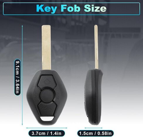 LX8FZV Replacement Keyless Entry Remote Smart Key Fob for BMW 3 Series 323i 325i 328Ci X3 X5 Z4 2001-2005 Key Fob Remote Control ID44 Chip 6955750 3 Buttons 315 MHz in Kuwait