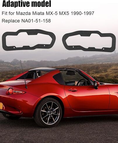 2 Pcs Tail light Gasket Fits for Mazda Miata MX-5 MX5 1990-1997 Replace NA01-51-158 in Kuwait