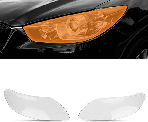 maXpeedingrods 2PCS Pair Headlight Lens Cover Front Clear for Audi Q7 2006-2015, 4L0941029 4L0941030 PC in Kuwait