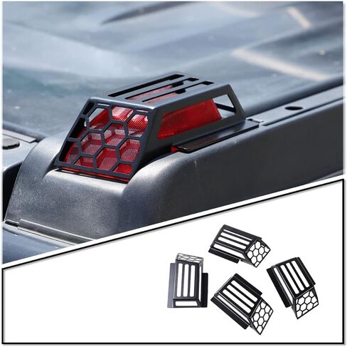 PIUGILH Cab Roof Running Light Bezels Covers Trim Molding,Car Roof Side Light Cover Guards Compatible with 2003-2009 Hummer H2,4PCS in Kuwait