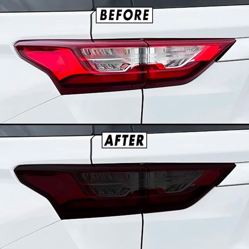 SlickMod PreCut Vinyl Smoke Tint for 2018-2021 Chevy Traverse Tail Light (2. Taillight, 20% Dark Smoke) in Kuwait