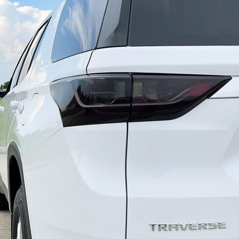 SlickMod PreCut Vinyl Smoke Tint for 2018-2021 Chevy Traverse Tail Light (2. Taillight, 20% Dark Smoke) in Kuwait