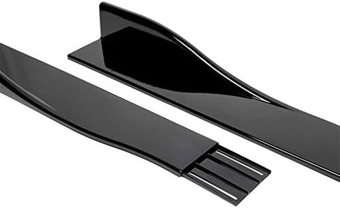 Q1-TECH, 9-Piece Front Bumper Body Kit Lip & Side Skirt Extensions Diffuser Set Compatible with 2013 - 2016 Audi A4 Quattro , Front Bumper Lip Spoiler Air Chin Splitter ABS , Painted Glossy Black in Kuwait