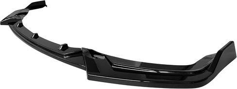 FREEMOTOR802 متوافق مع 2017-2021 Honda Civic Hatchback & Si Front Bumper Lip Spoiler، IKON Style Gloss Black Front Air Dam Chin استبدال الشفة، 2018 2019 2020 in Kuwait