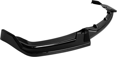 FREEMOTOR802 متوافق مع 2017-2021 Honda Civic Hatchback & Si Front Bumper Lip Spoiler، IKON Style Gloss Black Front Air Dam Chin استبدال الشفة، 2018 2019 2020 in Kuwait