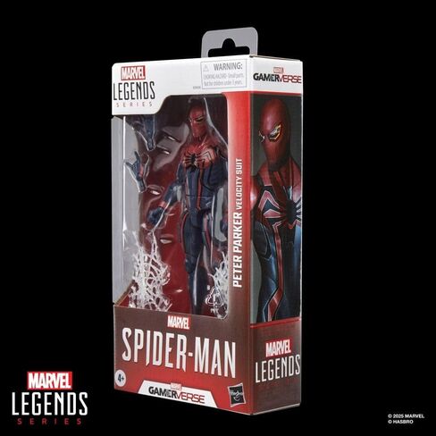 Marvel Legends Series Gamerverse Velocity Suit Peter Parker, Spider-Man Video Game -Inspired Collectible 6 Inch Action Figure in Saudi Arabia