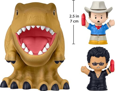 Little People Collector Jurassic Park Special Edition Set for Movie Fans, 2 Figures & 1 T-Rex Dinosaur in a Display Package in Saudi Arabia