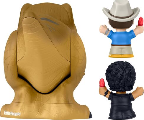 Little People Collector Jurassic Park Special Edition Set for Movie Fans, 2 Figures & 1 T-Rex Dinosaur in a Display Package in Saudi Arabia
