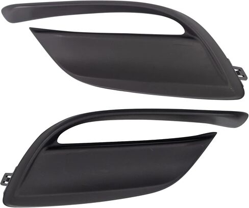 TRQ Front Driver & Passenger Side Fog Light Hole Cover Set,Fog Light Cover Set Compatible with 2017-2018 Mazda 3 MA1038134 MA1038142 MA1039134 MA1039142 in Kuwait