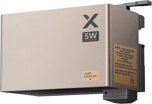 وحدة ليزر xTool 5W IR لـ P3، رأس نقش ليزر IR 5W للمجوهرات والمعادن، وحدة ليزر احترافية للمعادن والبلاستيك ونقش الأكريليك in Kuwait
