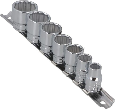 Whitworth/BSF/BSW 3/8" drive shallow sockets 7pc set 1/8"-1/2" bi hex LSR29 in Saudi Arabia