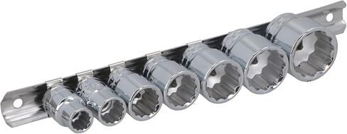 Whitworth/BSF/BSW 3/8" drive shallow sockets 7pc set 1/8"-1/2" bi hex LSR29 in Saudi Arabia