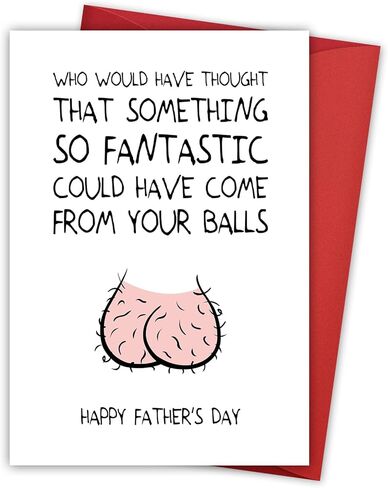 Fathers Day Card, Fathers Day Funny Gifts from Daughter Son Kids Wife, Best Jokes Daddy Gift Ideas, Boy Girl Dad Gifts, Gag Gift for Dad Who Wants Nothing, Humorous Unique Card for Husband Father in Saudi Arabia