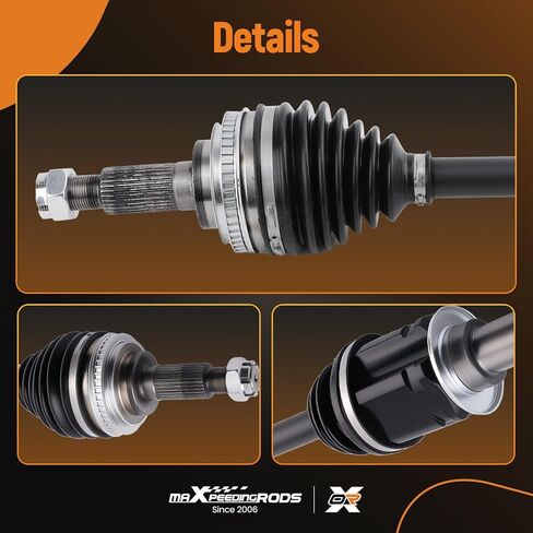 مجموعة عمود المحور الأمامي من maXpeedingrods لسيارة Lexus ES300 1997-2001، Toyota Avalon 1997-2004، Camry 1997-2001، Sienna 1998-2003، Solara 1999-2003، جانب السائق الأيسر، استبدال # 4342006170، 4342008010 in Kuwait