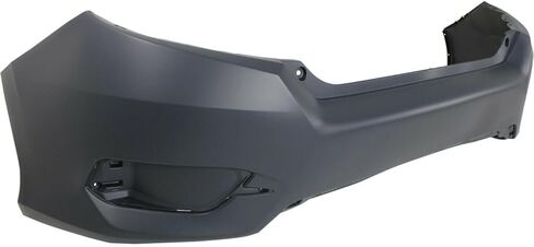 1pc Rear Primed Plastic Bumper Cover w/o Tow Hook Hole & w/o Park Assist Sensor Cut-out for Honda for Civic EX-T 2016-2018 & DX/EX-L/LX 2016-2020 & Si 2017-2019 & Sport 2019-2020 in Saudi Arabia