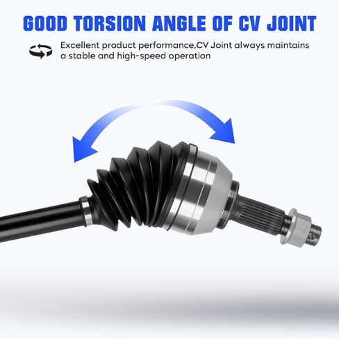 Front Left CV Axle Shaft Assembly for Chevrolet City Express 2.0L 2015-2018, for Nissan Juke 1.6L 2011-2015 (Only for AWD), for Nissan NV200 2.0L 2016-2019, Replace for 66-6415, 1 pcs CV Joint Shaft in Kuwait