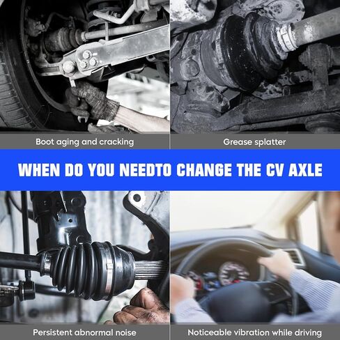 Front Left CV Axle Shaft Assembly for Chevrolet City Express 2.0L 2015-2018, for Nissan Juke 1.6L 2011-2015 (Only for AWD), for Nissan NV200 2.0L 2016-2019, Replace for 66-6415, 1 pcs CV Joint Shaft in Kuwait