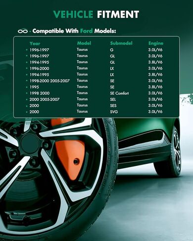 مجموعة عمود محرك المحور الأمامي من SCITOO مناسبة لسيارات Ford Taurus 3.0L 1996-2000 2005-2007، لـ Mercury Sable 3.0L 1994-1999 2005، لـ Sable 3.8L 1994-1995 الجانب الأيمن الأمامي NCV11552 66-2042 AT in Kuwait