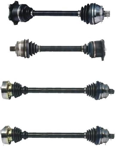 Replacement CV Axle Shaft Kit - Front and Rear (Front and Rear CV Axle Shaft/with 33 Spline O.B. Joint/Automatic/AWD) for Audi (EB118334) in Kuwait