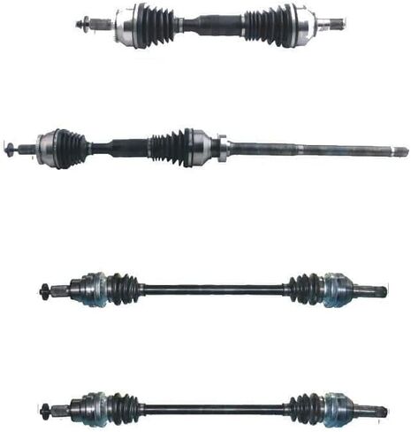 Replacement CV Axle Shaft Kit - Front and Rear (CV Axle Shaft/VIN 364411 thru 364447, VIN 364638 thru 364953/5-Speed/AWD) for Volvo (EB118318) in Saudi Arabia