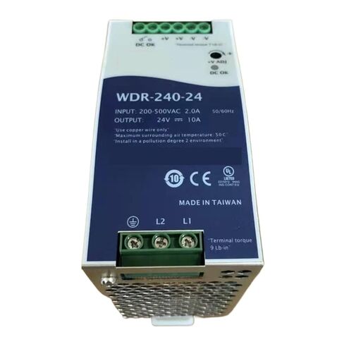 1pcs WDR-240 WDR-240-24 24V WDR-240-48 48V 240W Single Output Industrial DIN Rail Power Supply(WDR-240-48) in Saudi Arabia
