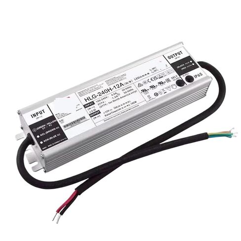 1pcs HLG-240H-54A 54V 4.45A Constant Voltage LED Lighting Driver PFC Water Proof Switching Power Supply in Saudi Arabia
