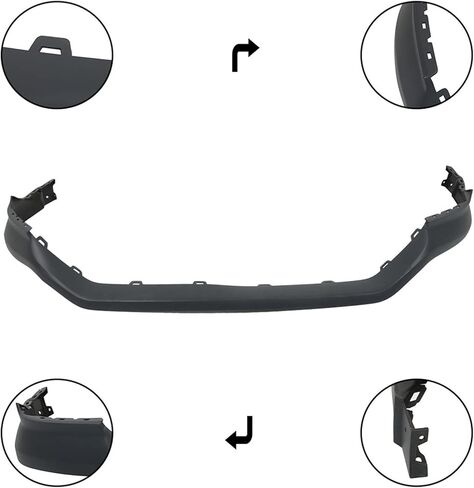 Replacement for GMC Sierra 1500 2016 2017 2018 Front Upper Bumper Cover GM1014117 23496760 in Kuwait