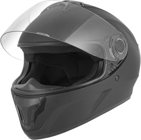 Spark Adults Full Face Motorcycle Helmet for Street Bike - DOT Certified Motorcycle Helmets with Advanced Ventilation & Quick Release, Lightweight ABS Shell for Commuting & Touring in Saudi Arabia