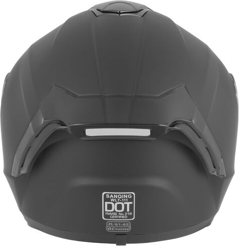 Spark Adults Full Face Motorcycle Helmet for Street Bike - DOT Certified Motorcycle Helmets with Advanced Ventilation & Quick Release, Lightweight ABS Shell for Commuting & Touring in Saudi Arabia