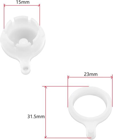 4Pcs 15mm Interface Car Windshield Wiper Linkage Bush Wiper Cap Buckle Compatible with Toyota Compatible with Land Cruiser White in Kuwait