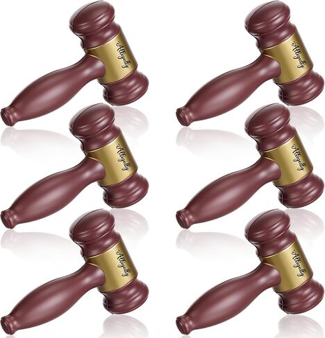 Gemscream 6 Set Law School Graduation Gifts, Judge Gavel Stress Balls, Funny Law School Gift with Allegedly Stress Relief Desk Decor, Graduation Party Favors for Student, Future Lawyer Attorney in Kuwait