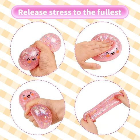 Dumpling Squishies, 10cm Gaint Dumpling Squishies Mystery Box, Colorful SquishiesDumplings Stress Balls Toy, Soft SqishieStress Relief & Rebounding Sensory Fidget Toy for Adults in Saudi Arabia