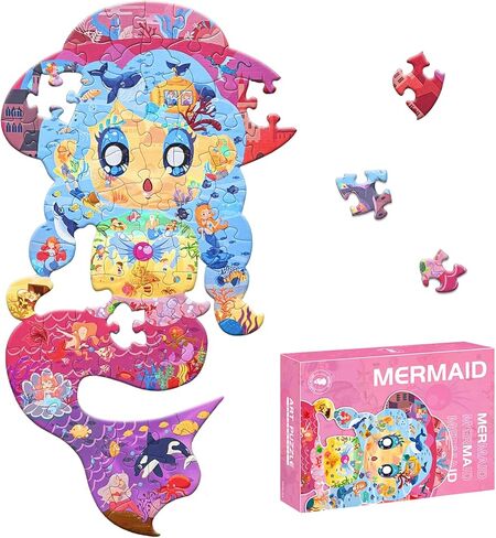 GIVEITALL Irregular Animal Jigsaw Puzzles for Kids Ages 4-6 6-8 8-10 10-12 Year Old,Dinosaur Puzzles 150 Pieces Enlightening Puzzle Game Creative Gifts for Boys Girls (Triceratops) in Kuwait