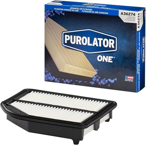 فلتر هواء المحرك المتقدم Purolator A36274 PurolatorONE متوافق مع مجموعة مختارة من سيارات Honda CR-V in Kuwait