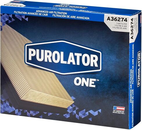 فلتر هواء المحرك المتقدم Purolator A36274 PurolatorONE متوافق مع مجموعة مختارة من سيارات Honda CR-V in Kuwait