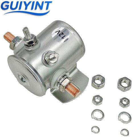 Continuous Duty Solenoid Relay 12V 200A SPST, Compatible with Cole Hersee 24213, Heavy Duty Insulated Starter Relay for Automotive Marine Truck Tractor in Saudi Arabia