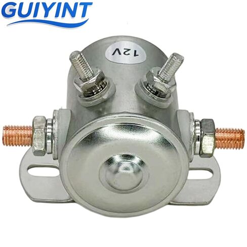 Continuous Duty Solenoid Relay 12V 200A SPST, Compatible with Cole Hersee 24213, Heavy Duty Insulated Starter Relay for Automotive Marine Truck Tractor in Saudi Arabia