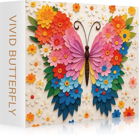 Butterfly Puzzles for Adults 1000 Pieces, Funny Puzzle, Colorful Flower Animal Jigsaw Puzzles, Organizor Box, Thick & Sturdy, Home Decor, Challenging Family Puzzle, Gifts Puzzle Lovers(27.5x19.6 in) in Kuwait