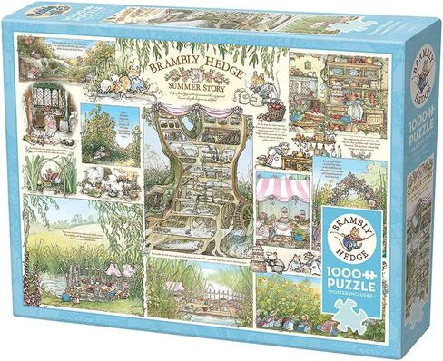 Cobble Hill 1000 Piece Puzzle - Brambly Hedge Summer Story - Sample Poster Included in Kuwait