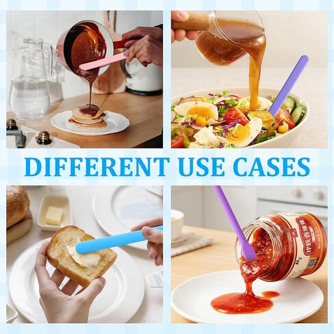 10PCS Epoxy Stir Sticks, Reusable Silicone Wax Stick, Multipurpose Silicone Stir Sticks for Epoxy Facial Mask Hair Removal Stirring Rods Paint Mixing Tools in Saudi Arabia