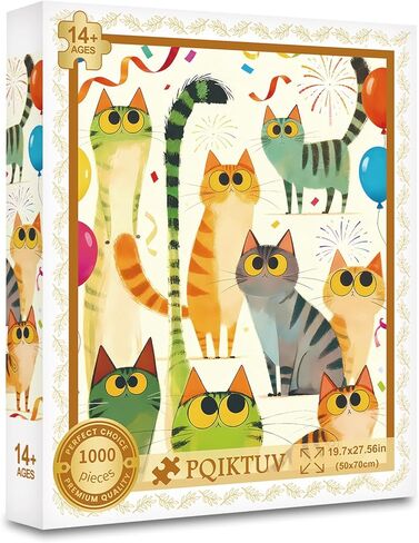 Jigsaw Puzzles 1024 Pieces Colorful Folk Art Horse Digital Print, Puzzles for Adults, with Letters on Back,Funny Artical Gift for Family（23.86 x 23.86 inches） in Kuwait