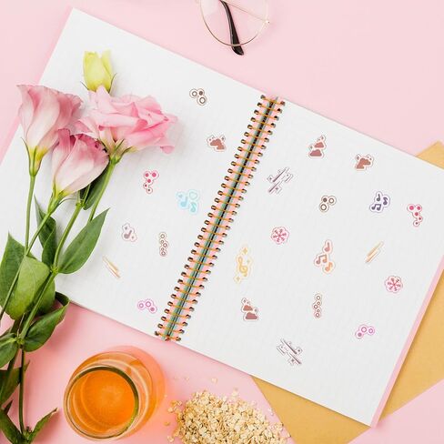 24 Sheets Photocard Stickers, Korean Deco Stickers, Holographic Glitter Deco Sticker, Waterproof Double-Sided Decos Sticker for Photocard and Journal Decor in Saudi Arabia