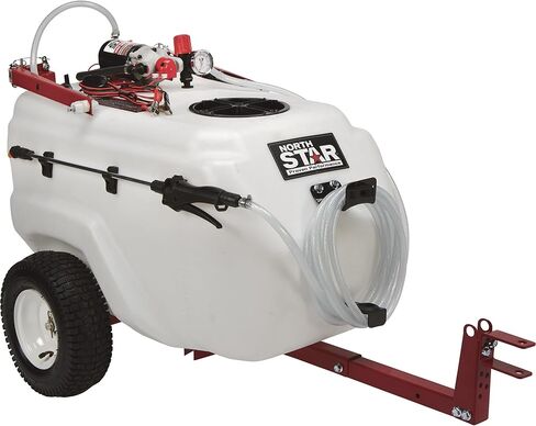 NorthStar Tow-Behind Trailer Boom Broadcast and Spot Sprayer, 21-Gallon Tank, 2.2 GPM, 12V DC, 70 PSI, Spring-Loaded Breakaway Boom, NSQ Series On-Demand Pump, Model 282780 in Saudi Arabia