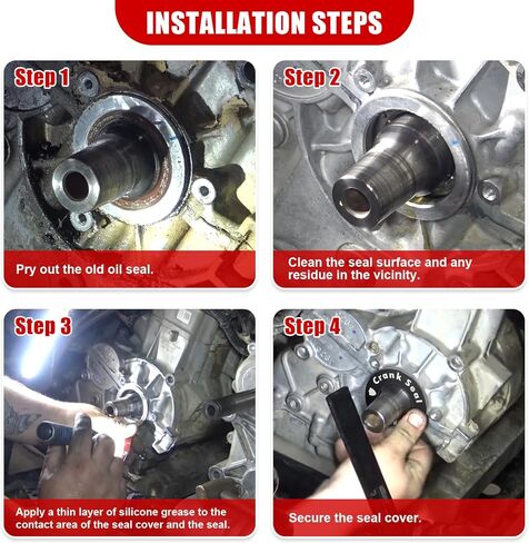 Upgrade Aluminum Crankshaft Oil Seal Ring Cover Crank Seal Ring Cover Crankshaft Seal Cover Kit Replacement for Polaris RZR 900/1000/Turbo Ranger 900/1000 General 1000 ProStar 900/1000 in Saudi Arabia