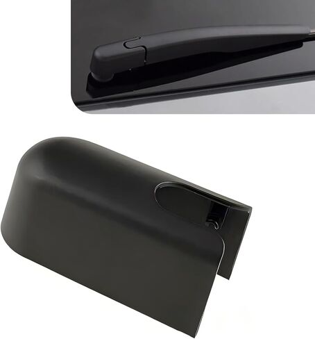 Rear Windshield Wiper Arm Cover Cap, Rear Wiper Rocker Dust Protection Cap, Replacement OEM JL1Z-17C526-A, JL1Z17C526A, Compatible with Ford Escape 2013-2025 (Black) in Saudi Arabia