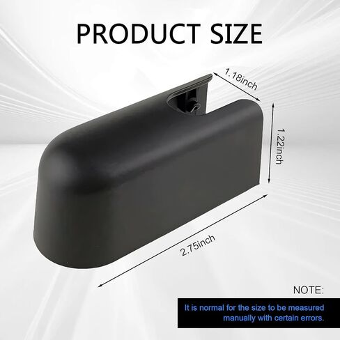 Rear Windshield Wiper Arm Cover Cap, Rear Wiper Rocker Dust Protection Cap, Replacement OEM JL1Z-17C526-A, JL1Z17C526A, Compatible with Ford Escape 2013-2025 (Black) in Saudi Arabia